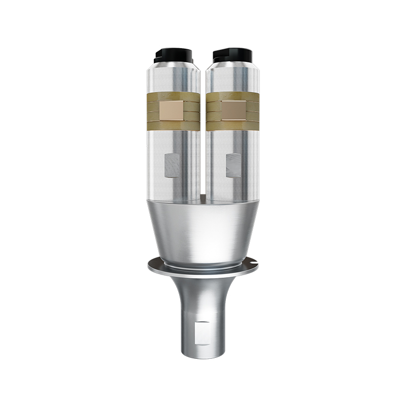 15kHz-4200W 乾荣换能器 双柱直筒(银黄)